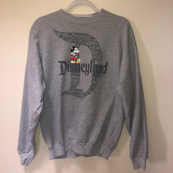Disney Other - Disneyland Graphic Crew Neck Sweater